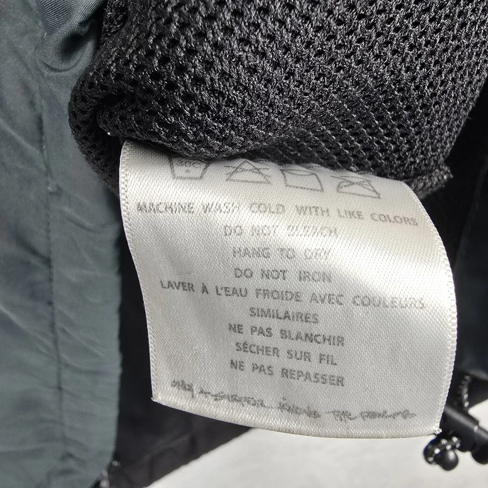 Billabong Men's Size Large‎ Hooded Windbreaker Gray Black Full Zip